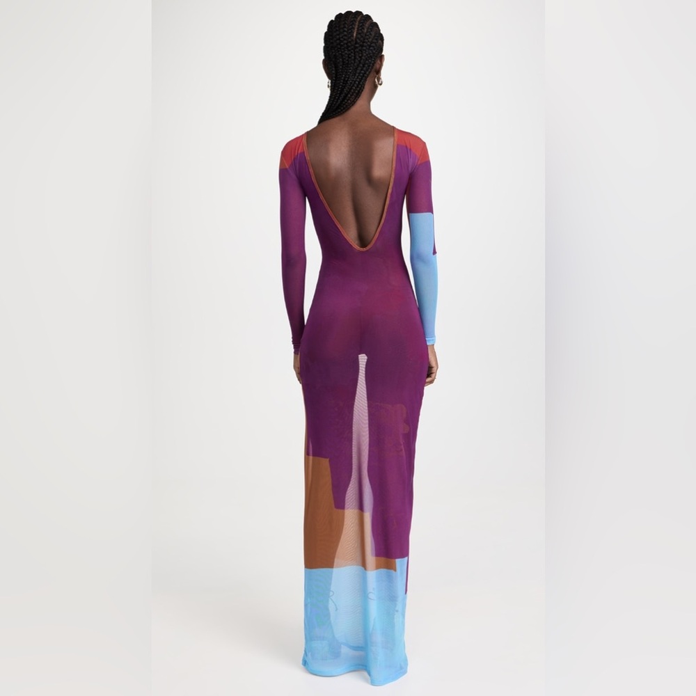 Night Sky Colorblock Maxi Dress - Picture 2 of 9